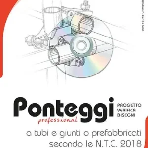 Seizoensaanbieding Ponteggi professional a tubi e giunti prefabbricati secondo le N.T.C. 2018. Progetto verifica disegni. CD-ROM. Con Libro