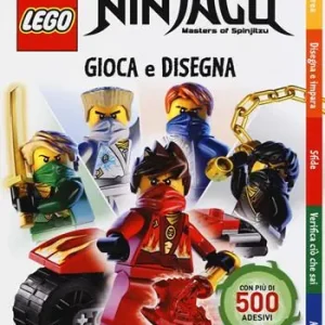 Rechtstreeks Van De Fabrikant Gioca e disegna. Lego Ninjago. Masters of Spinjitsu. Con adesivi. Ediz. a colori
