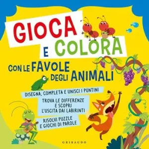 Gioca e colora con le favole degli animali. Ediz. a colori Flitsaanbieding