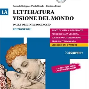 Aanbieding Letteratura visione del mondo. Con Strumenti per l‘esposizione orale. Per il triennio delle Scuole superiori. Con e-book. Con espansione online. Vol. 1A Dalle origini a Boccaccio