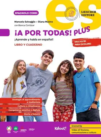 Snelle Levering ¡A por todas! ¡Aprende y habla en español! Plus Libro y cuaderno. Per la Scuola media