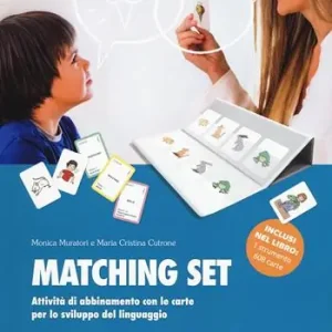 Betaalbaar Matching set. Attività di abbinamento con le carte per lo sviluppo del linguaggio. Con Carte