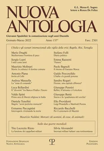 Seizoensaanbieding Nuova antologia (2022). Vol. 1