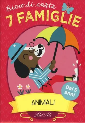 Merkproduct Animali. 7 famiglie. Gioco di carte