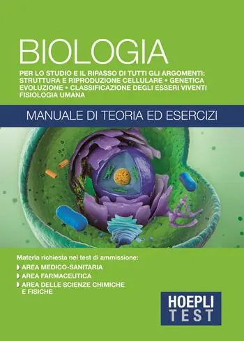 Favoriet Hoepli Test. Biologia. Manuale di teoria ed esercizi