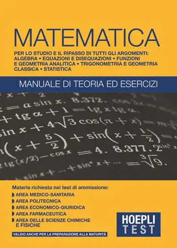 Hoepli Test. Matematica. Manuale di teoria ed esercizi Meest Verkocht
