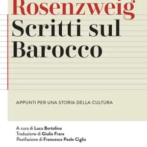 Direct Verzonden Scritti sul Barocco. Appunti per una storia della cultura