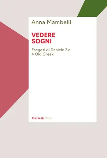 Actieprijs Vedere sogni. Esegesi di Daniele 2 e 4 Old Greek